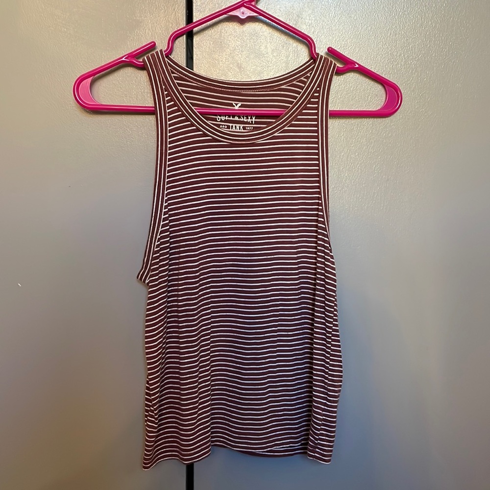 American Eagle striped tank
